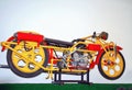 Antique motorcycle brand ÃÅechie /Bohmerland/ 600 ccm, 1927, motorcycle museum Royalty Free Stock Photo